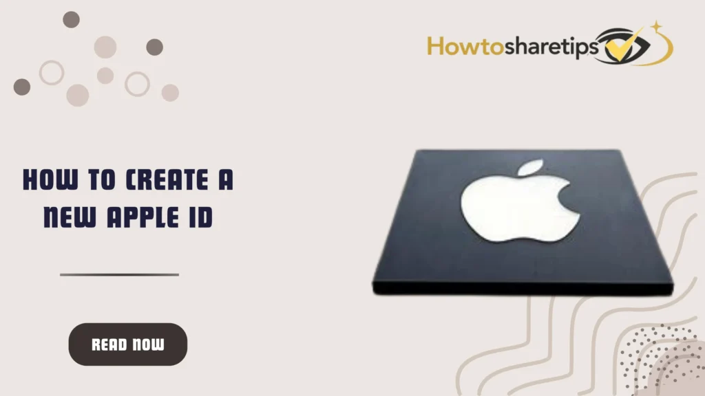 How to create a new Apple ID