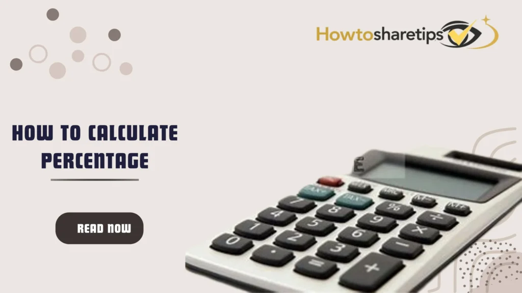 How to Calculate Percentage