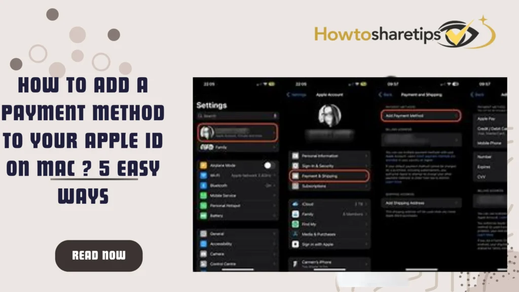 How to Add a Payment Method to your Apple ID on Mac ? 5 Easy Ways