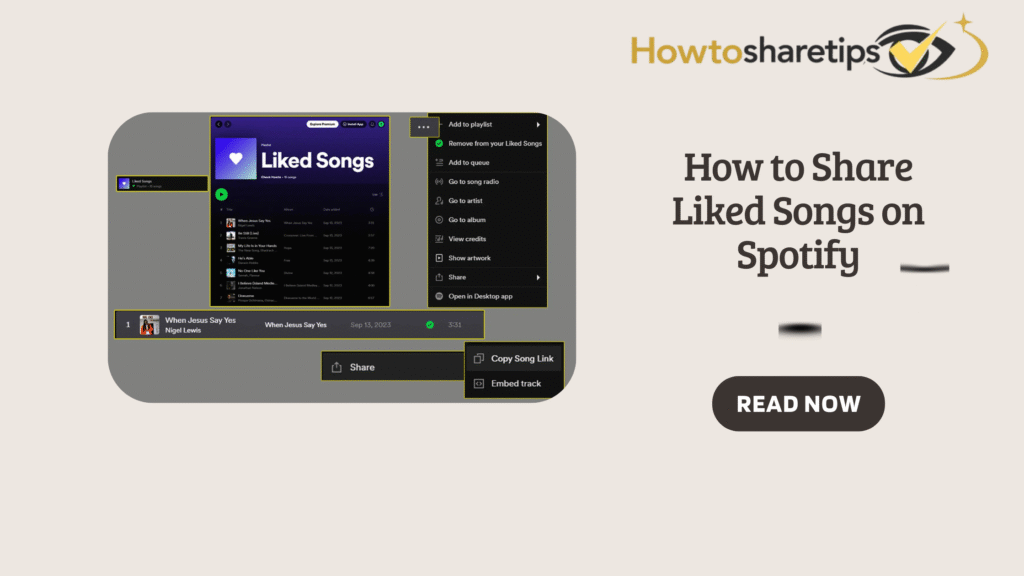 How to Share Liked Songs on Spotify