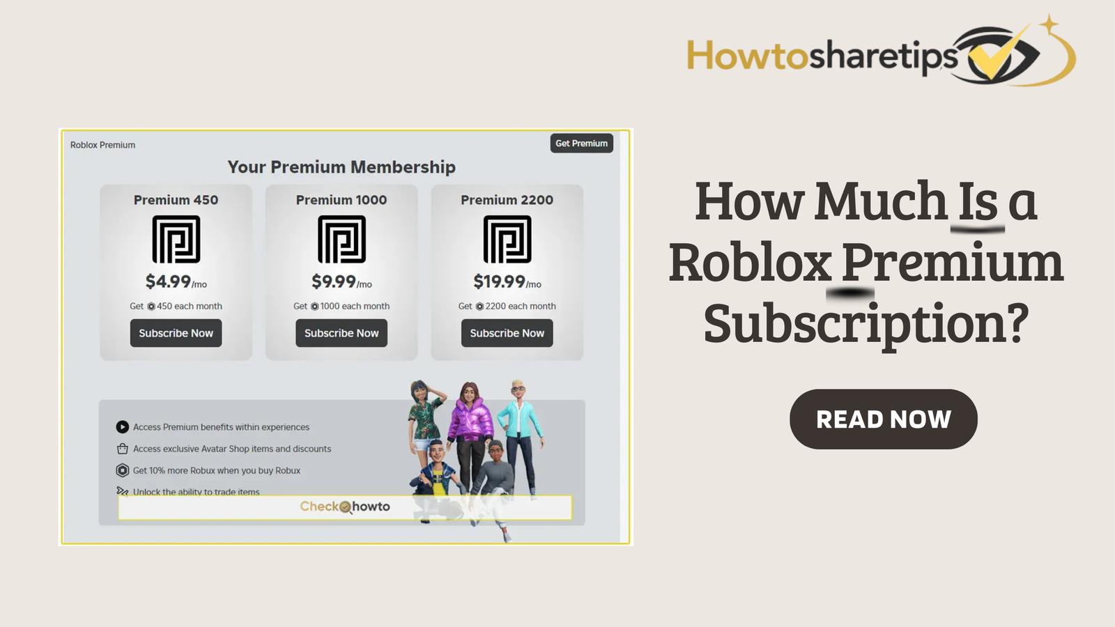 how-much-is-a-roblox-premium-subscription