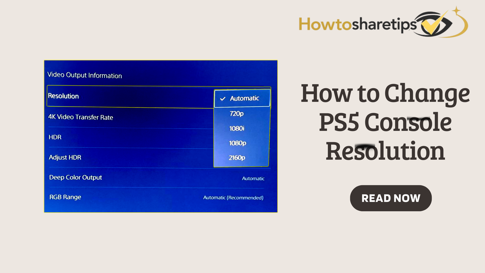 how-to-change-ps5-console-resolution
