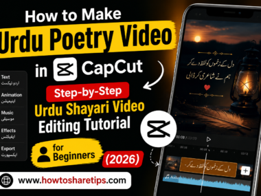 How to Make Urdu Poetry Video in CapCut: Step-by-Step Urdu Shayari Video Editing Tutorial for Beginners (2026)