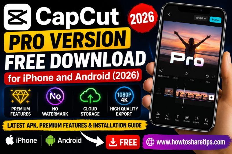 CapCut Pro Version Free Download for iPhone and Android (2026): Latest APK, Premium Features & Installation Guide
