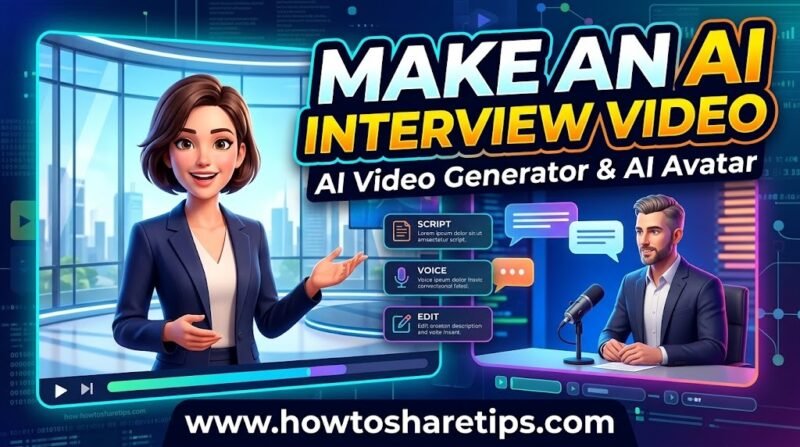 How to Make an AI Interview Video | AI Video Generator & AI Avatar