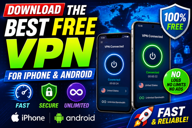 Best Free VPN for iPhone and Android