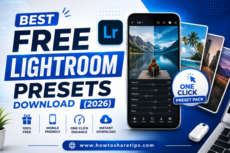Best Free Lightroom Presets Download (2026): Free Lightroom Mobile Presets, Professional Photo Editing Presets, and One-Click Preset Pack