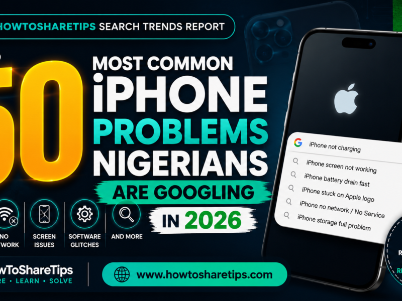 Top 50 Most Common iPhone Problems Nigerians Search on Google in 2026