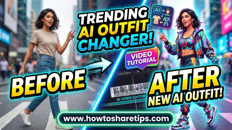 Trending AI Outfit Changing Video Tutorial | AI Video Editor & AI Clothes Changer