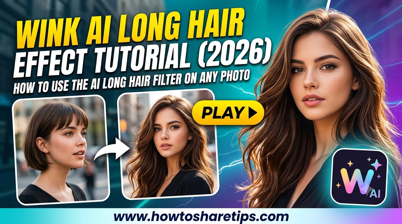 Wink AI TikTok Long Hair Effect Tutorial (2026): How to Use the AI Long Hair Filter on Any Photo