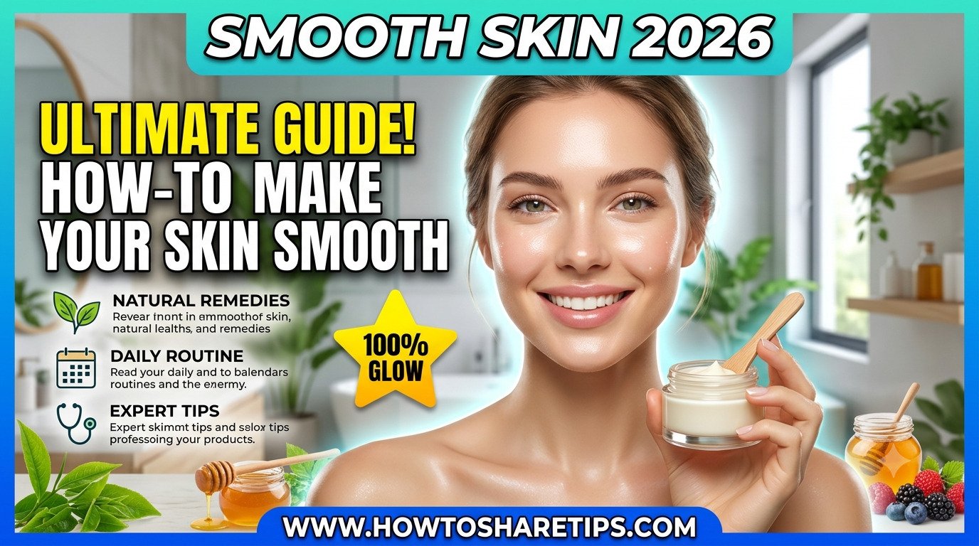How to Make Your Skin Smooth in 2026: Natural Home Remedies, Daily Skincare Routine, and Expert Tips for Soft, Glowing Skin