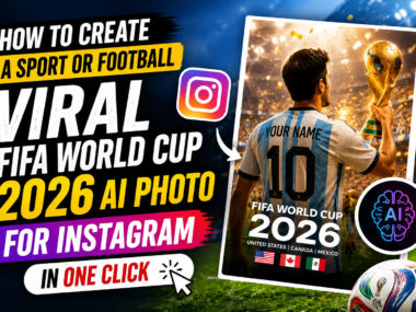 How to Create a Sport or Football Viral FIFA World Cup 2026 AI Photo for Instagram in One Click