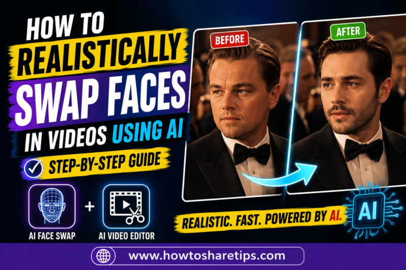 How to Realistically Swap Faces in Videos Using AI (Step-by-Step Guide) | AI Face Swap & AI Video Editor