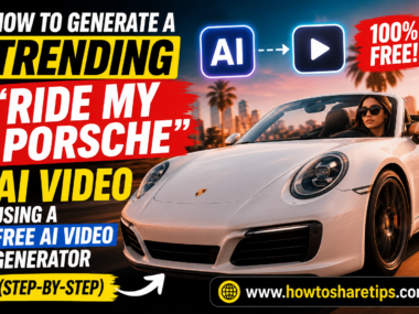 How to Generate a Trending "Ride My Porsche" AI Video Using a Free AI Video Generator