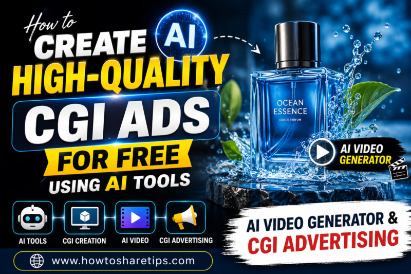 How to Create High-Quality CGI Ads for Free Using AI Tools | AI Video Generator & CGI Advertising