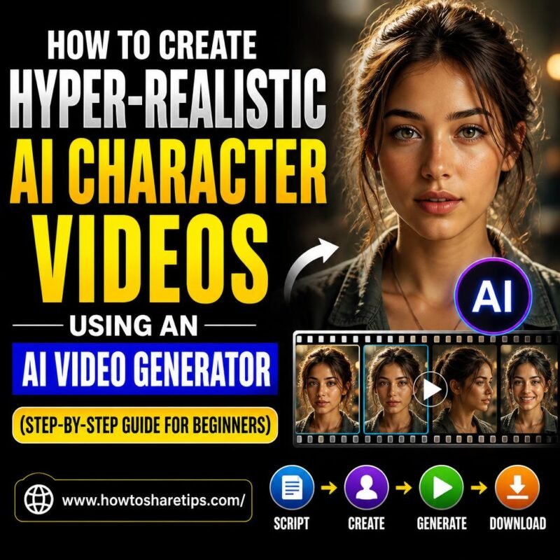 How to Create Hyper-Realistic AI Character Videos Using an AI Video Generator (Step-by-Step Guide for Beginners)