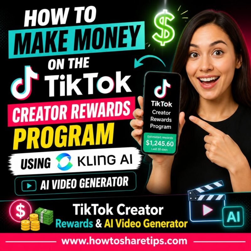 How to Make Money on the TikTok Creator Rewards Program Using Kling AI | TikTok Creator Rewards & AI Video Generator