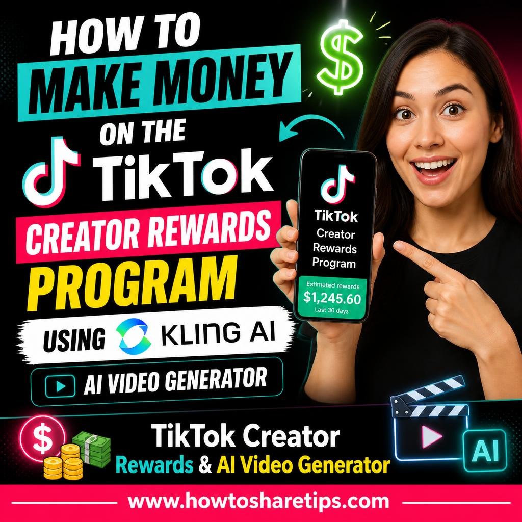 How to Make Money on the TikTok Creator Rewards Program Using Kling AI | TikTok Creator Rewards & AI Video Generator