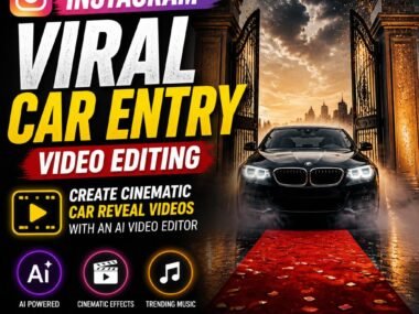 Instagram Viral Car Entry Video Editing: Create Cinematic Car Reveal Videos with an AI Video Editor