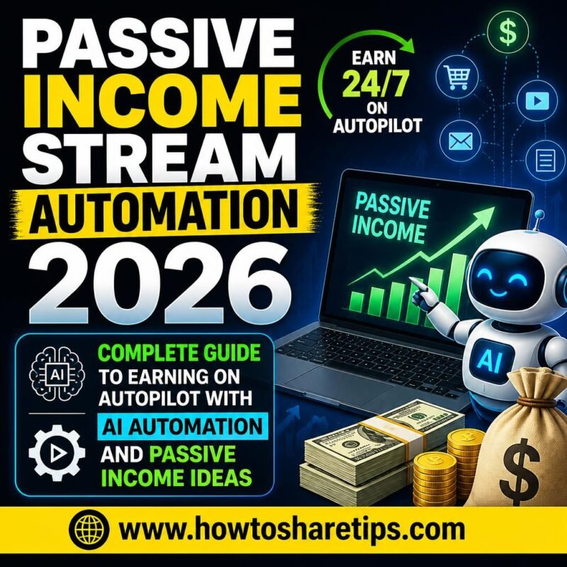 Passive Income Stream Automation 2026: Complete Guide to Earning on Autopilot with AI Automation and Passive Income Ideas