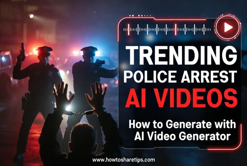 How to Generate Trending Police Arrest AI Videos Using an AI Video Generator